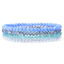 Load image into Gallery viewer, Gypsy Soul - Vibrant Glass Beaded Bracelet Set - Assortment 10 Set
